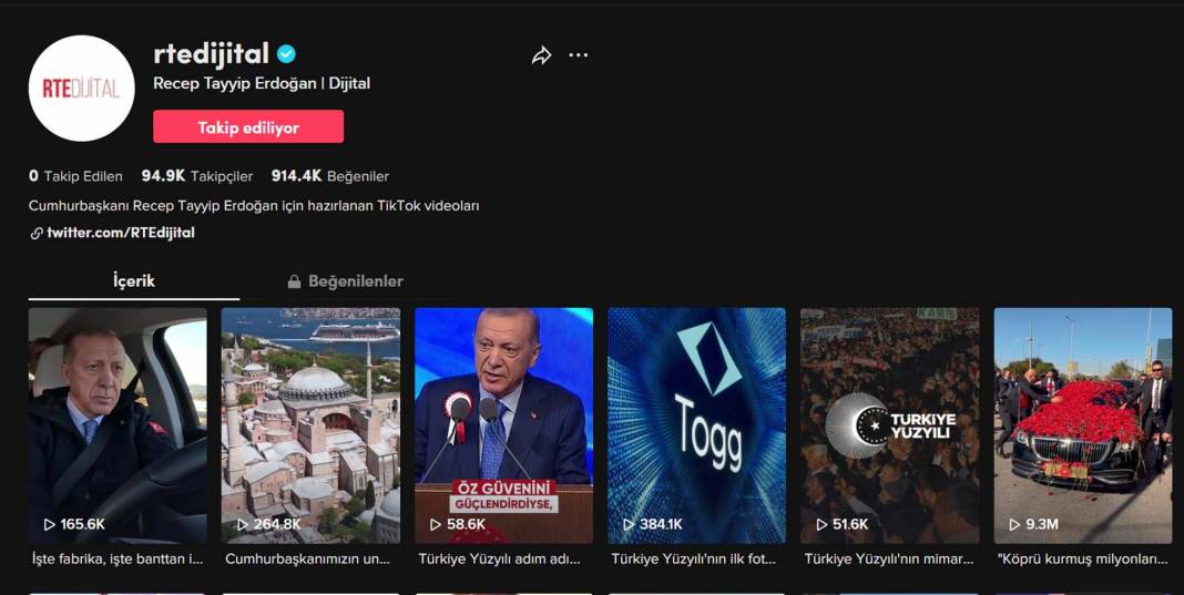 Cumhurbaşkanı Erdoğan TikTok'ta! Paylaşımları milyonlara ulaştı! 3